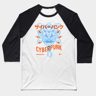 Samurai Cyberpunk Baseball T-Shirt